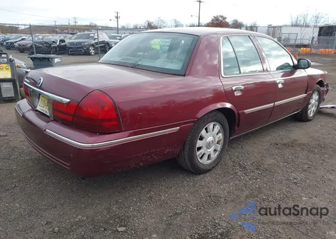 2004 Mercury Grand Marquis Ls from USA, damaged, VIN 2MEHM75W74X603109